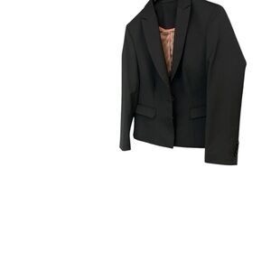 Classic Black Shawl Collar Suit Jacket